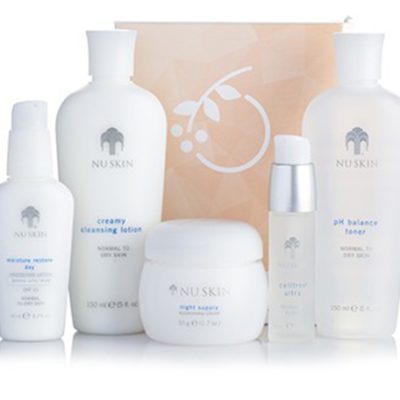 Bộ mỹ phẩm Nuskin dưỡng da Nutricentials Daily Skin Health Set dành cho da khô