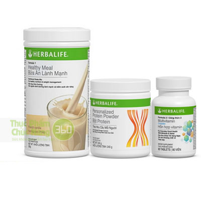 Bộ 3 Herbalife cơ bản (tăng cân, giảm cân, giữ cân)